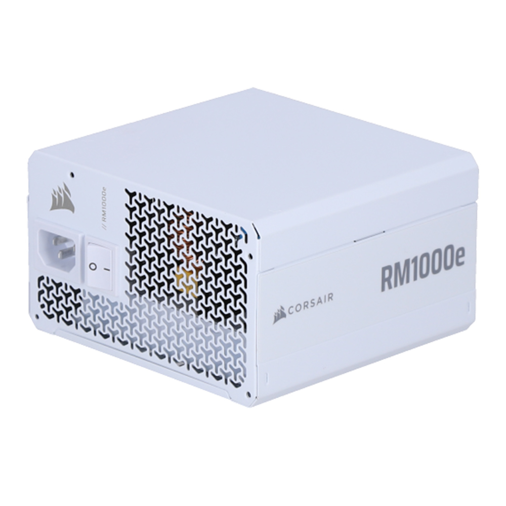 POWER SUPPLY (อุปกรณ์จ่ายไฟ) CORSAIR RM1000E - 1000W CYBENETICS GOLD WHITE ATX (CP-9020294-NA)
