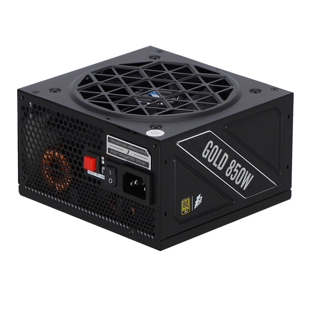 POWER SUPPLY (อุปกรณ์จ่ายไฟ) 1STPLAYER NGDP ATX 3.1 GOLD 850 - 850W 80 PLUS GOLD BLACK ATX