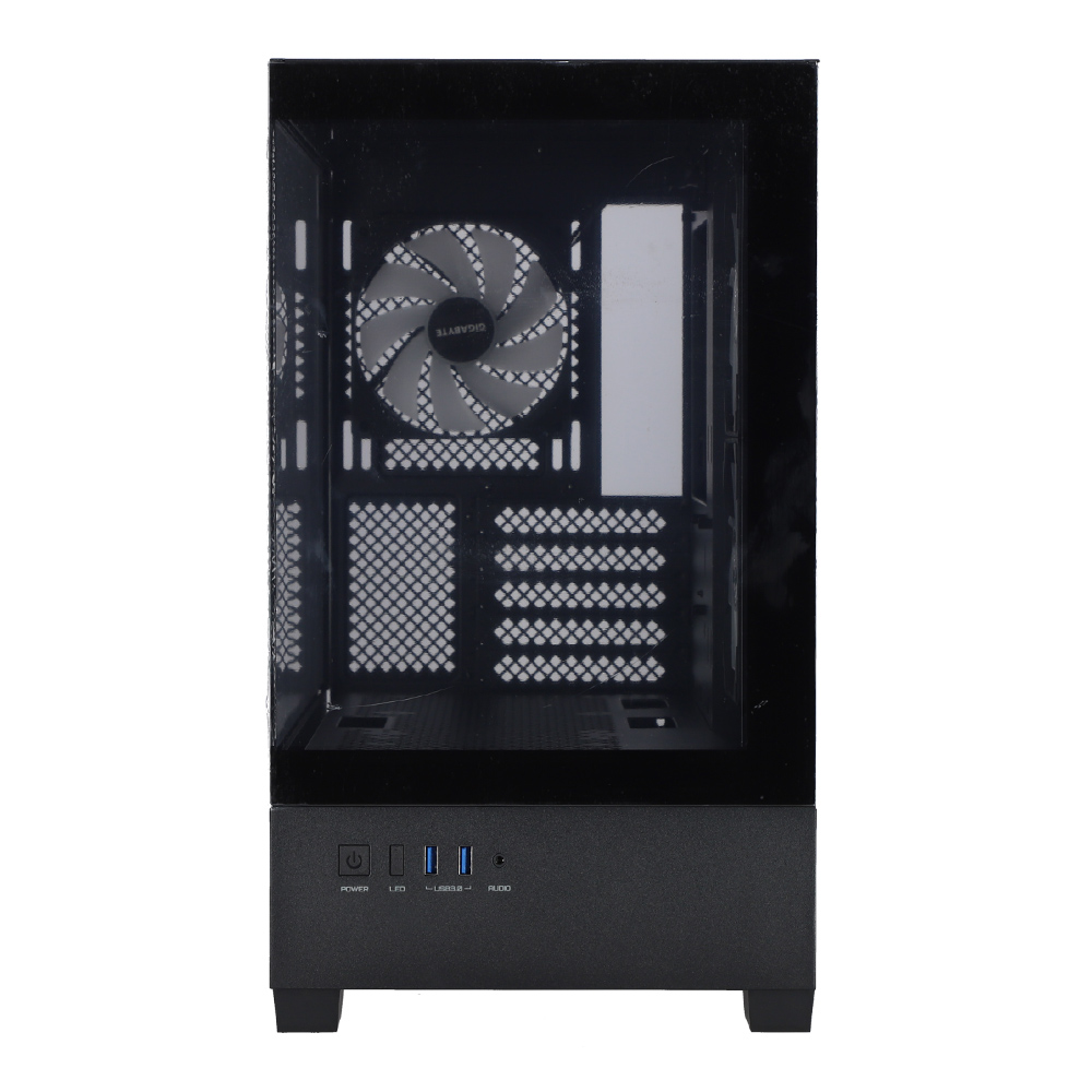 CASE (เคส) GIGABYTE C201 PANORAMIC - BLACK MICRO-ATX