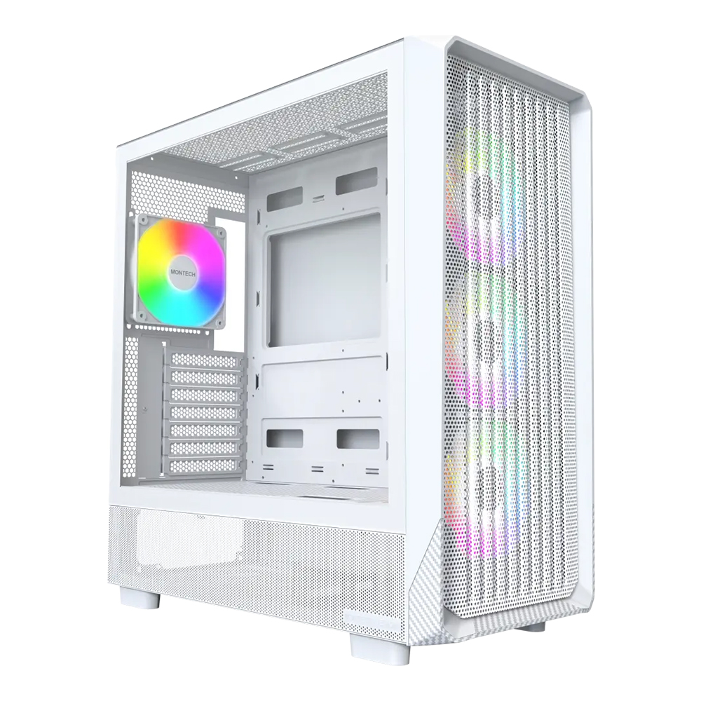 CASE (เคส) MONTECH X5 - WHITE ATX