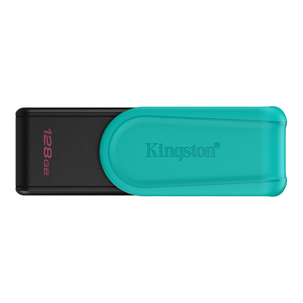 128 GB FLASH DRIVE (แฟลชไดร์ฟ) KINGSTON DATATRAVELER EXODIA S - BLACK-GREEN (DTXS/128GB)