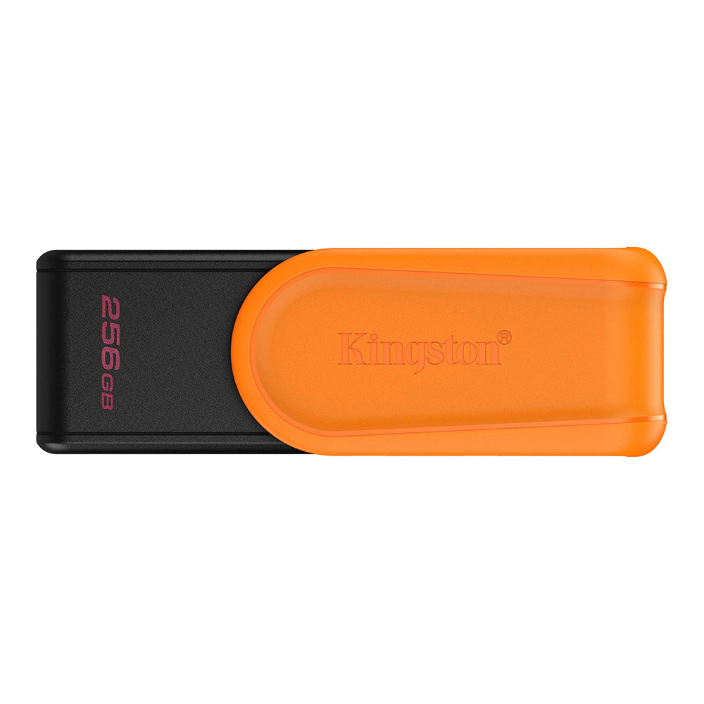 256 GB FLASH DRIVE (แฟลชไดร์ฟ) KINGSTON DATATRAVELER EXODIA S - BLACK-ORANGE (DTXS/256GB)