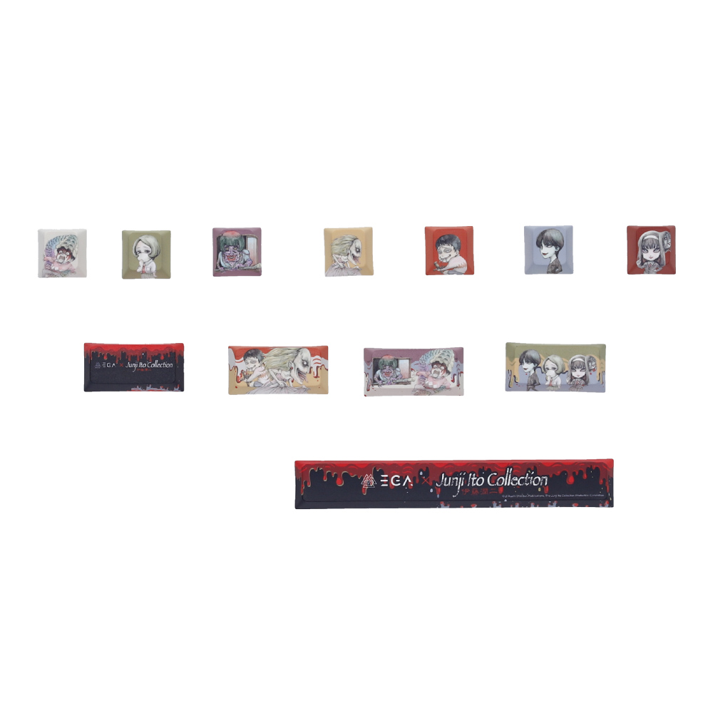 KEYCAP (คีย์แคป) EGA X JUNJI ITO COLLECTION SET KEYCAP SD