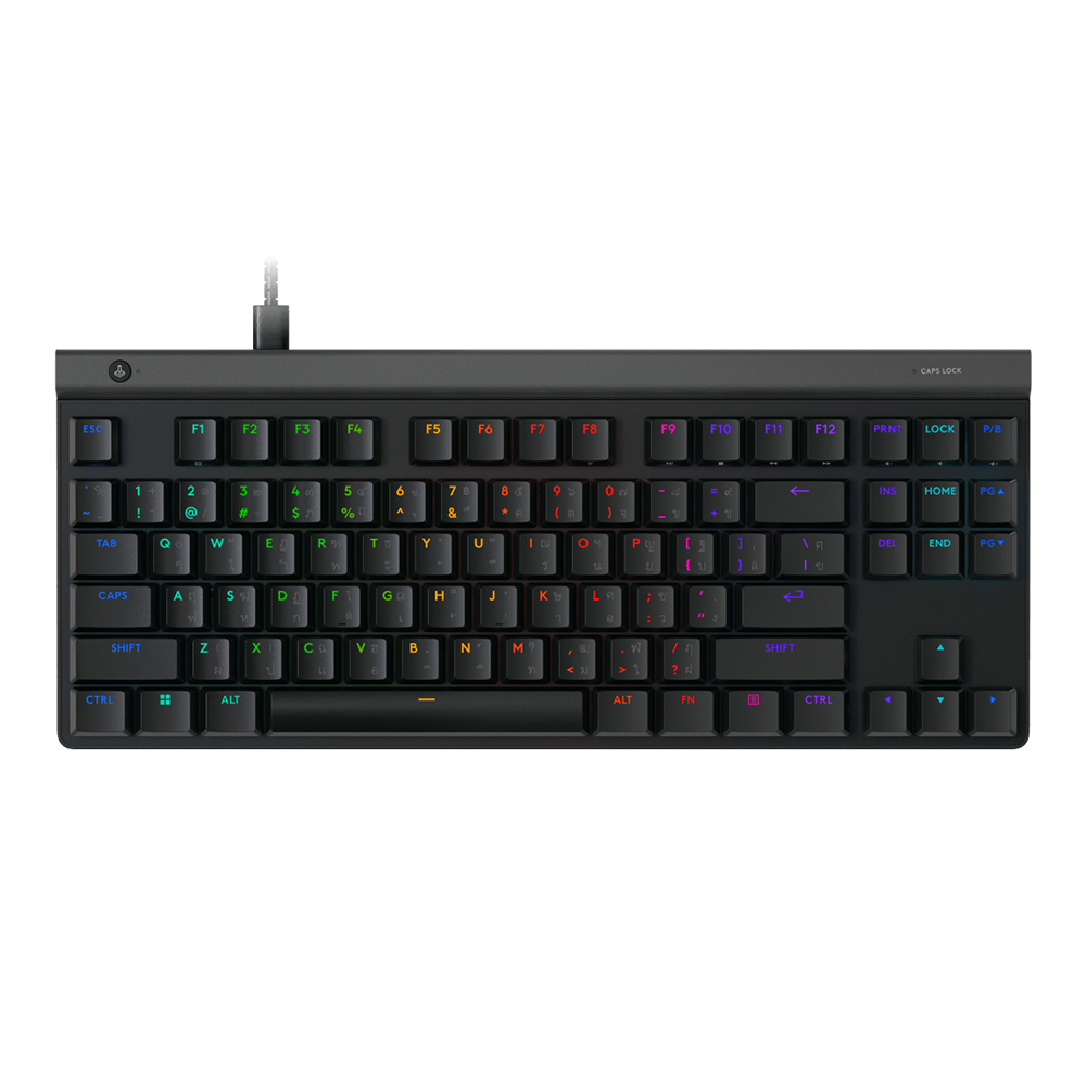 KEYBOARD (คีย์บอร์ด) LOGITECH G G515 TKL GL LOW PROFILE SWITCH RGB EN/TH - BLACK