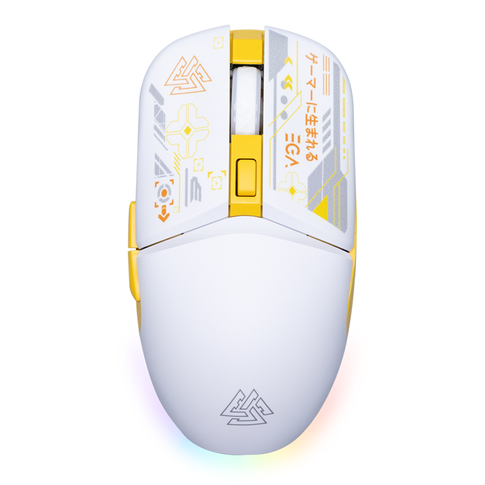 WIRELESS MOUSE (เมาส์ไร้สาย) EGA TYPE M16 - WHITE