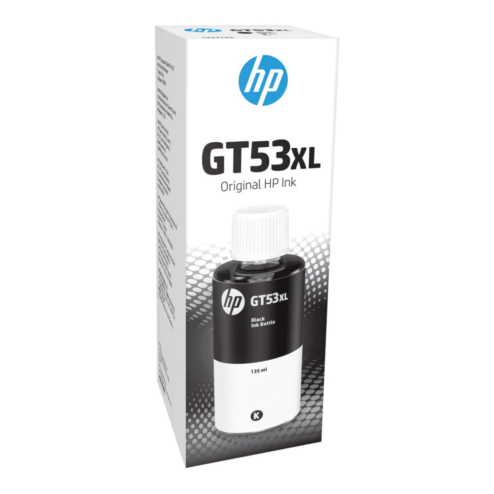 INK (หมึกสำหรับเครื่องพิมพ์) HP GT53XL 135-ML BLACK ORIGINAL INK BOTTLE