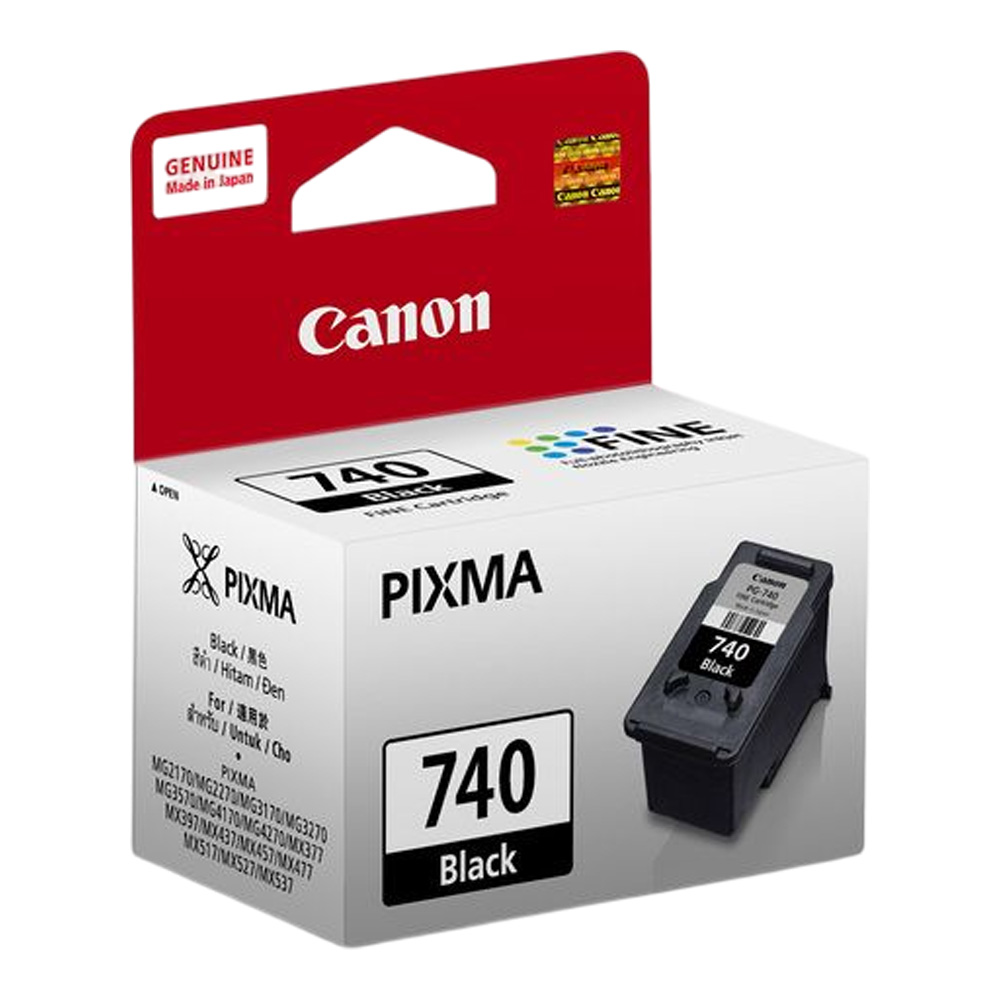 INK (หมึกสำหรับเครื่องพิมพ์) CANON PG-740 BK - BLACK
