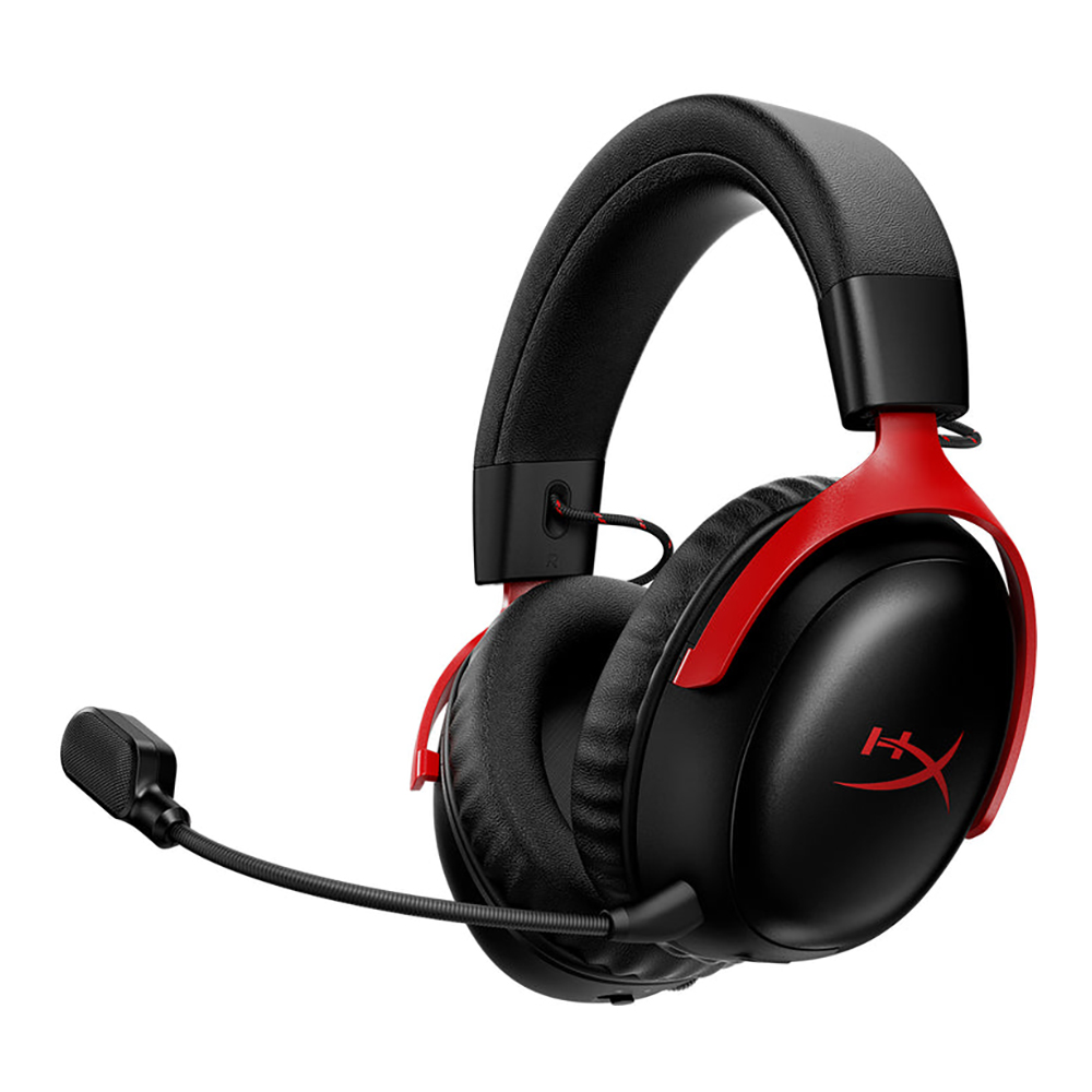 WIRELESS HEADSET (หูฟังไร้สาย) HYPERX CLOUD III S WIRELESS - BLACK-RED