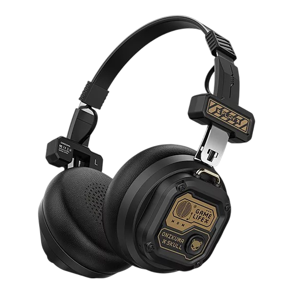 WIRELESS HEADSET (หูฟังไร้สาย) ONIKUMA GT803 - BLACK