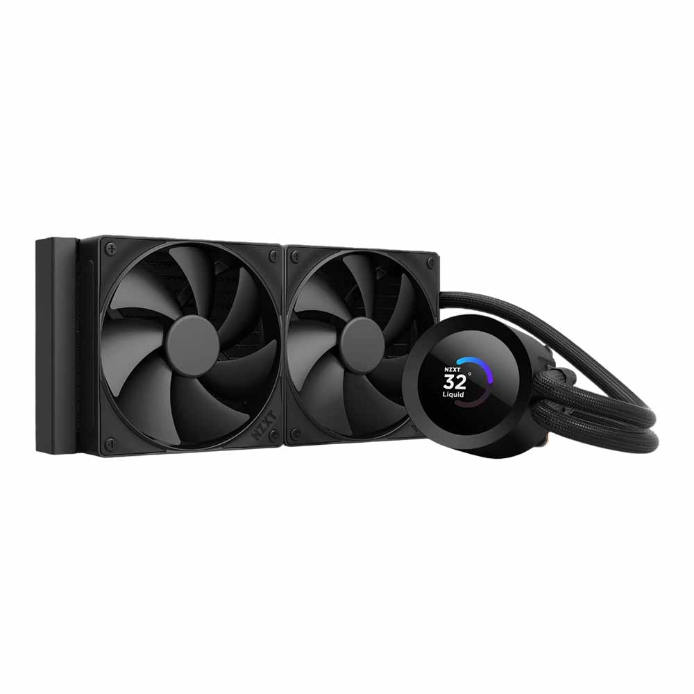 CPU LIQUID COOLER (ระบบระบายความร้อนด้วยน้ำ) NZXT KRAKEN PLUS 240 - BLACK
