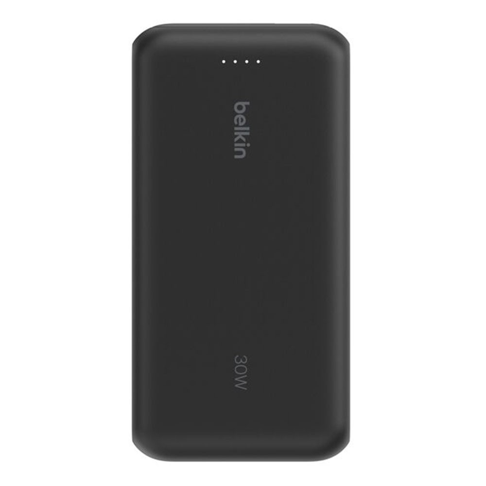 POWER BANK (พาวเวอร์แบงค์) BELKIN WITE INTEGRATED USB-C 20000 mAh - BLACK (BPB024FQBK)