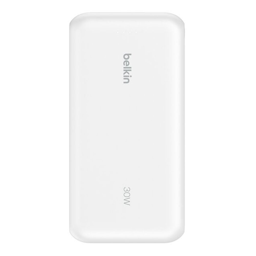 POWER BANK (พาวเวอร์แบงค์) BELKIN WITE INTEGRATED USB-C 20000 mAh - WHITE (BPB024FQWH)