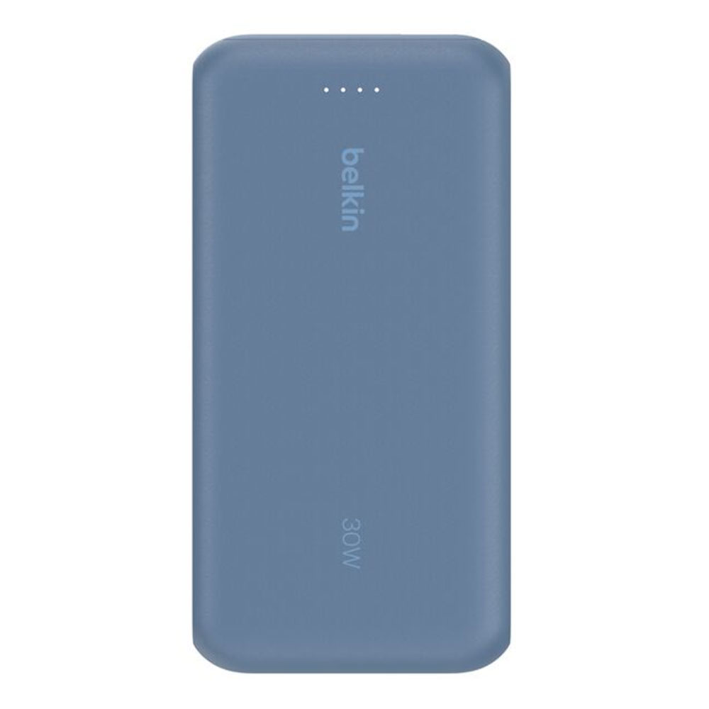 POWER BANK (พาวเวอร์แบงค์) BELKIN WITE INTEGRATED USB-C 20000 mAh - BLUE (BPB024FQBL)