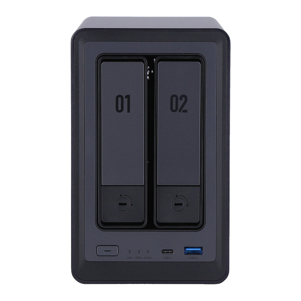 NAS (อุปกรณ์จัดเก็บข้อมูลบนเครือข่าย) UGREEN NASYNC DXP2800 - 2 BAY INTEL N100 8GB DDR5