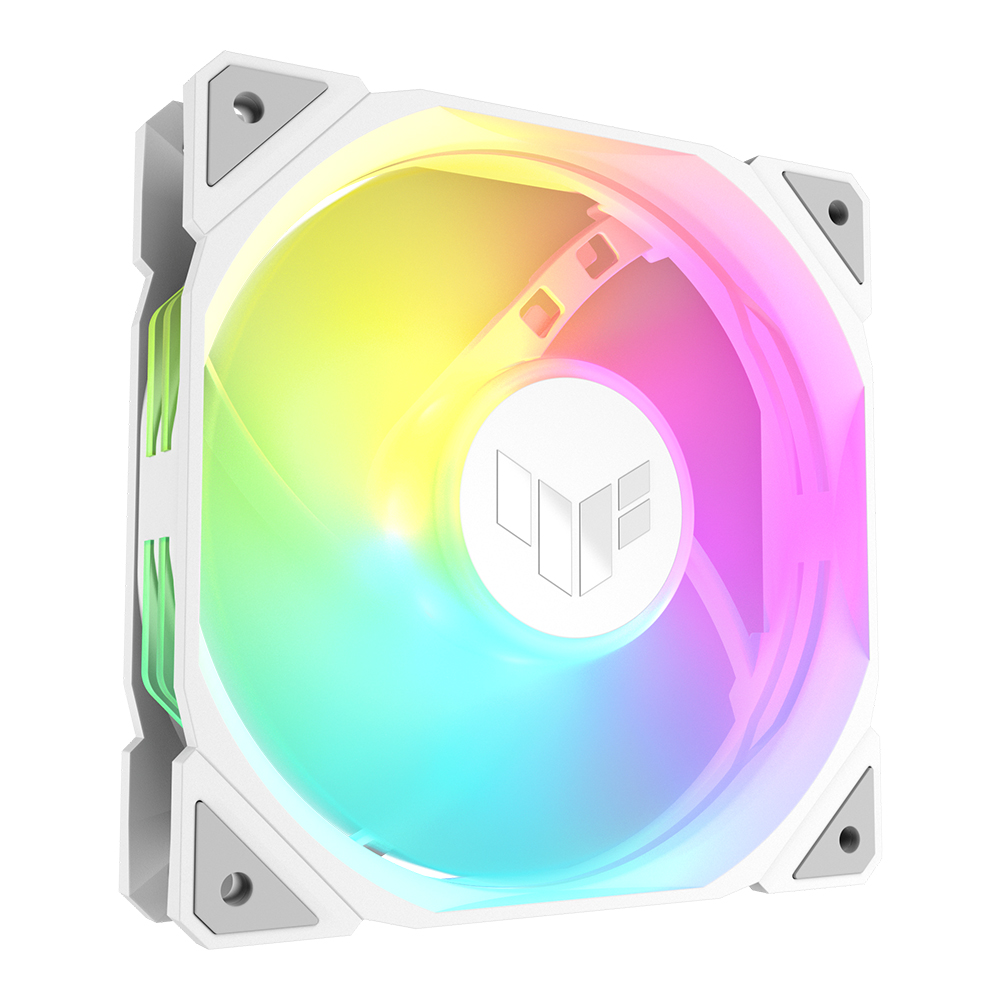 CASE FAN (พัดลมเคส) ASUS TUF GAMING TR120 ARGB REVERSE FAN - WHITE