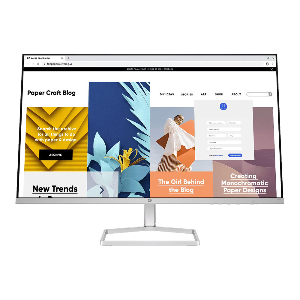 MONITOR (จอมอนิเตอร์) HP S5 527SF - 27 INCH FHD IPS 100Hz (94F45AA#AKL)