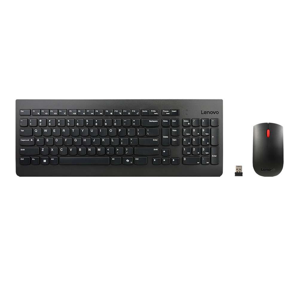 WIRELESS KEYBOARD & MOUSE (คีย์บอร์ดและเมาส์ไร้สาย) LENOVO 510 WIRELESS KEYBOARD AND MOUSE COMBO - BLACK