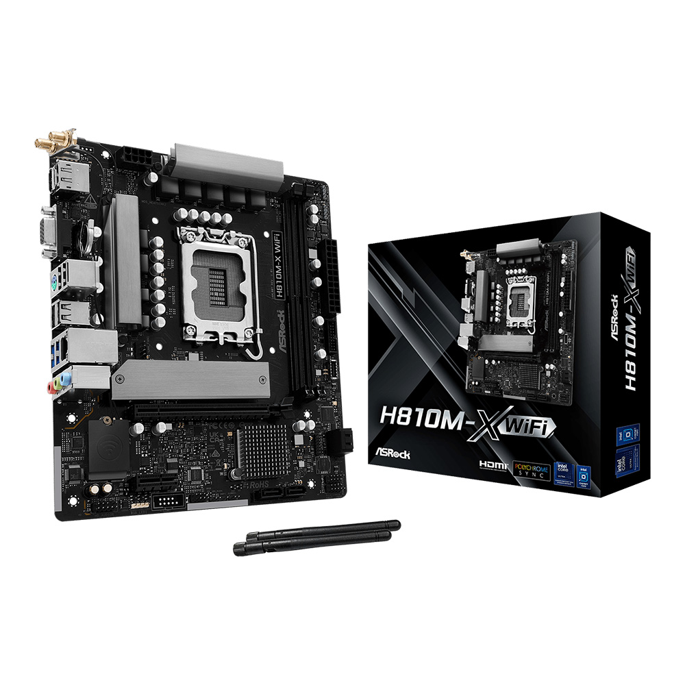 ASRock H810M-X WiFi DDR5 Micro-ATX