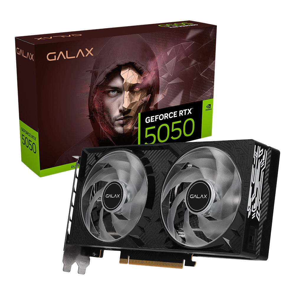 VGA (การ์ดแสดงผล) GALAX GEFORCE RTX 5050 1-CLICK OC - 8GB GDDR6