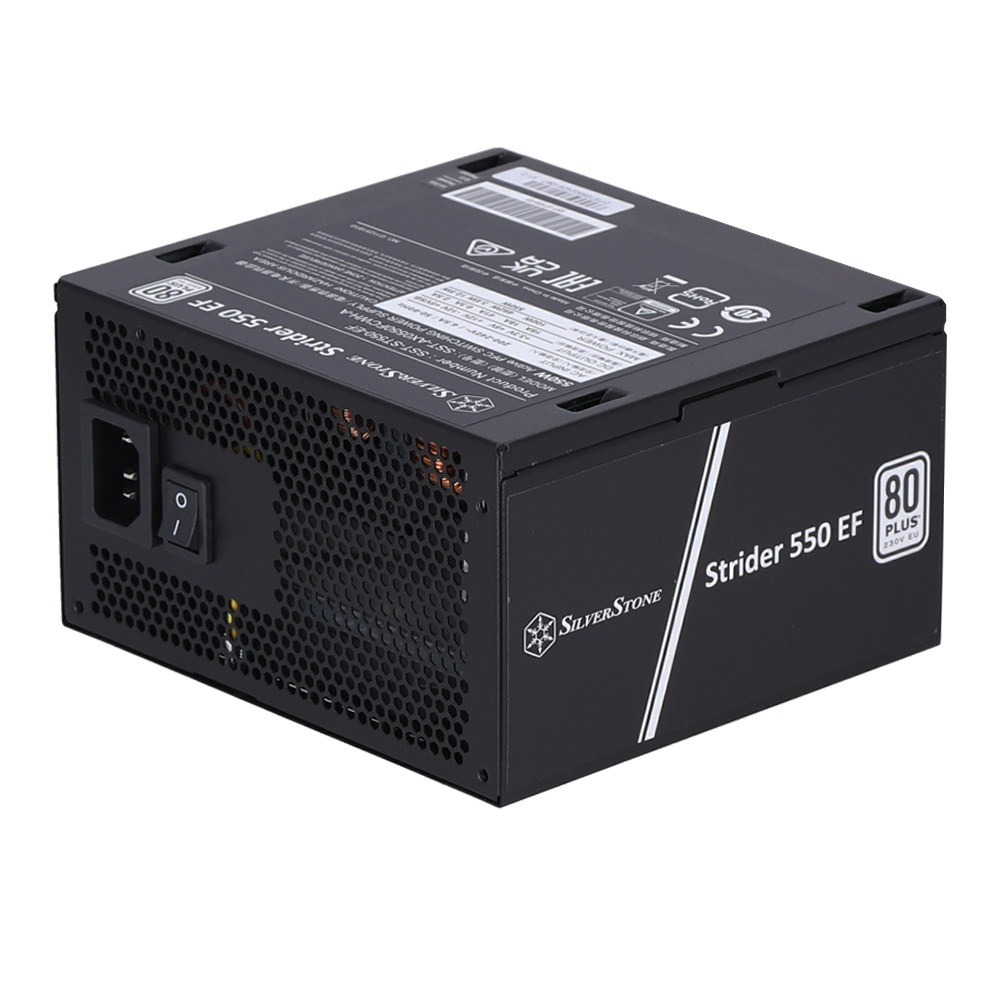 POWER SUPPLY (อุปกรณ์จ่ายไฟ) SILVERSTONE STRIDER 550 EF - 550W 80 PLUS BLACK ATX