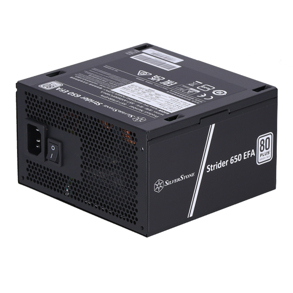 POWER SUPPLY (อุปกรณ์จ่ายไฟ) SILVERSTONE STRIDER 650 EFA - 650W 80 PLUS BLACK ATX