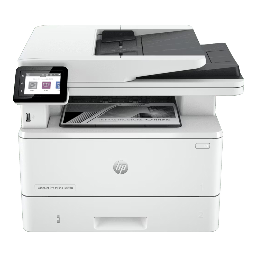 MONO LASER PRINTER (เครื่องพิมพ์เลเซอร์ขาว-ดำ) HP LASERJET PRO MFP 4103FDN