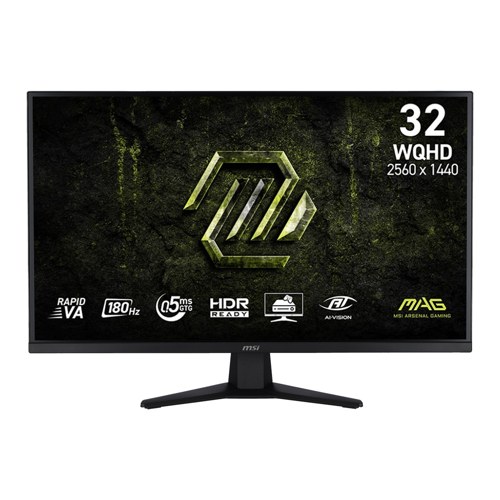 Monitor (จอมอนิเตอร์) MSI MAG 325QF E18V - 31.5 Inch VA 2K 180Hz Adaptive Sync