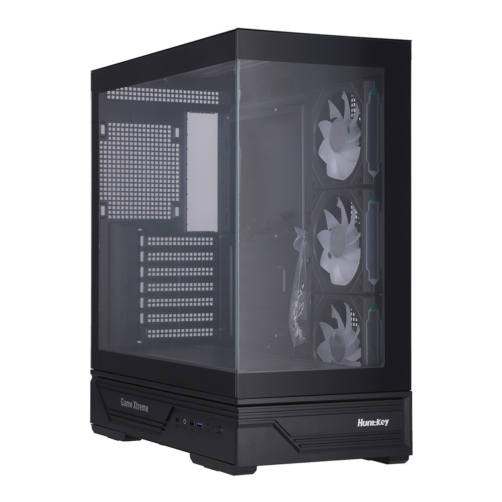 CASE (เคส) HUNTKEY GX760A FORTUNE - BLACK ATX