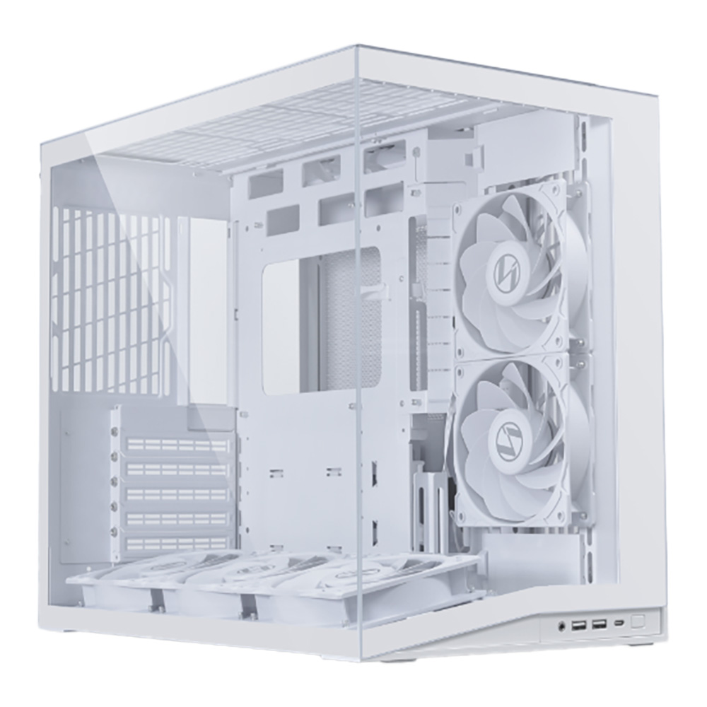 CASE (เคส) LIAN LI O11D MINI V2 FLOW - WHITE ATX (O11DMIV2FW)