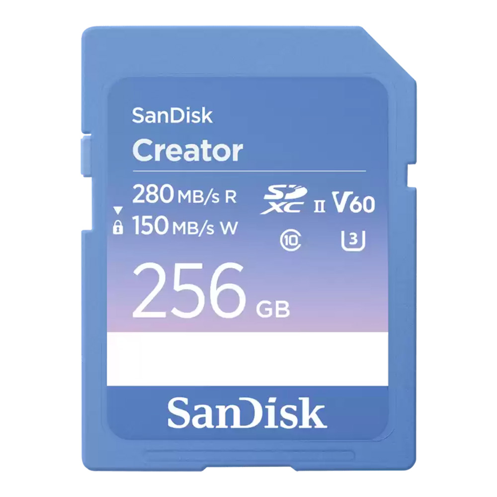 256 GB SD CARD (เอสดีการ์ด) SANDISK CREATOR SD UHS-II CARD (SDSDXEP-256G-GNCIS)