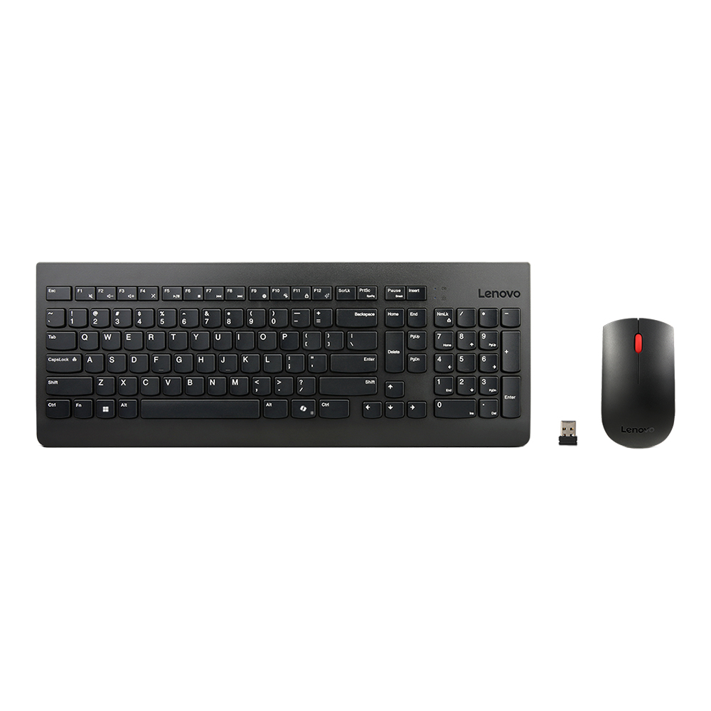 WIRELESS KEYBOARD & MOUSE (คีย์บอร์ดและเมาส์ไร้สาย) LENOVO 510 - BLACK (GX31F38000)