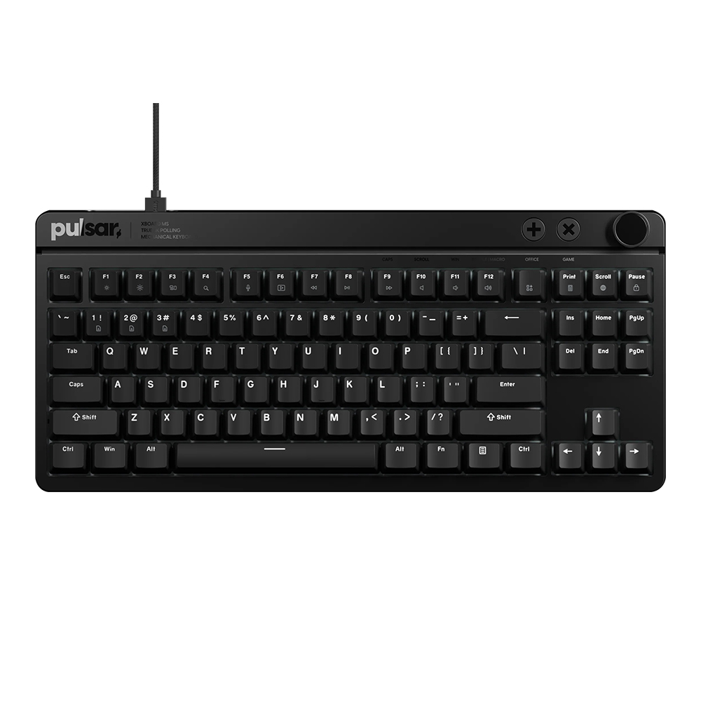 KEYBOARD (คีย์บอร์ด) PULSAR XBOARD MS CHERRY MX2A RED SWITCH RGB EN - BLACK (XBMS01)
