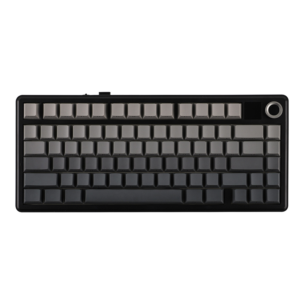 WIRELESS KEYBOARD (คีย์บอร์ดไร้สาย) AULA F75 MAX GREEN SWITCH RGB EN - GRADIENT GRAY