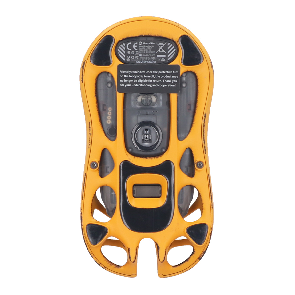 WIRELESS MOUSE (เมาส์ไร้สาย) GRAVASTAR MERCURY M1 PRO - YELLOW