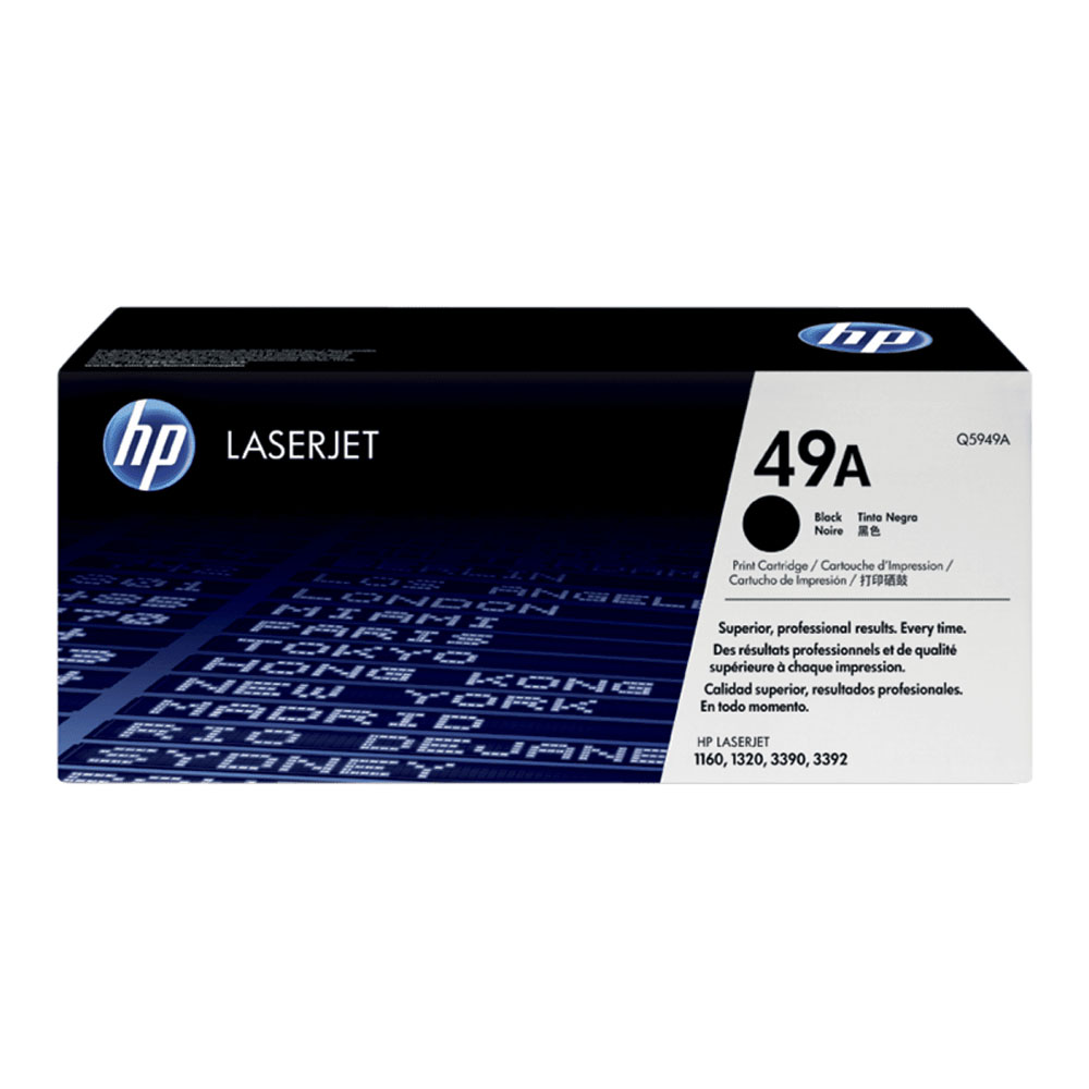 TONER (หมึกสำหรับเครื่องพิมพ์) HP 49A BLACK ORIGINAL LASERJET TONER CARTRIDGE (Q5949A)