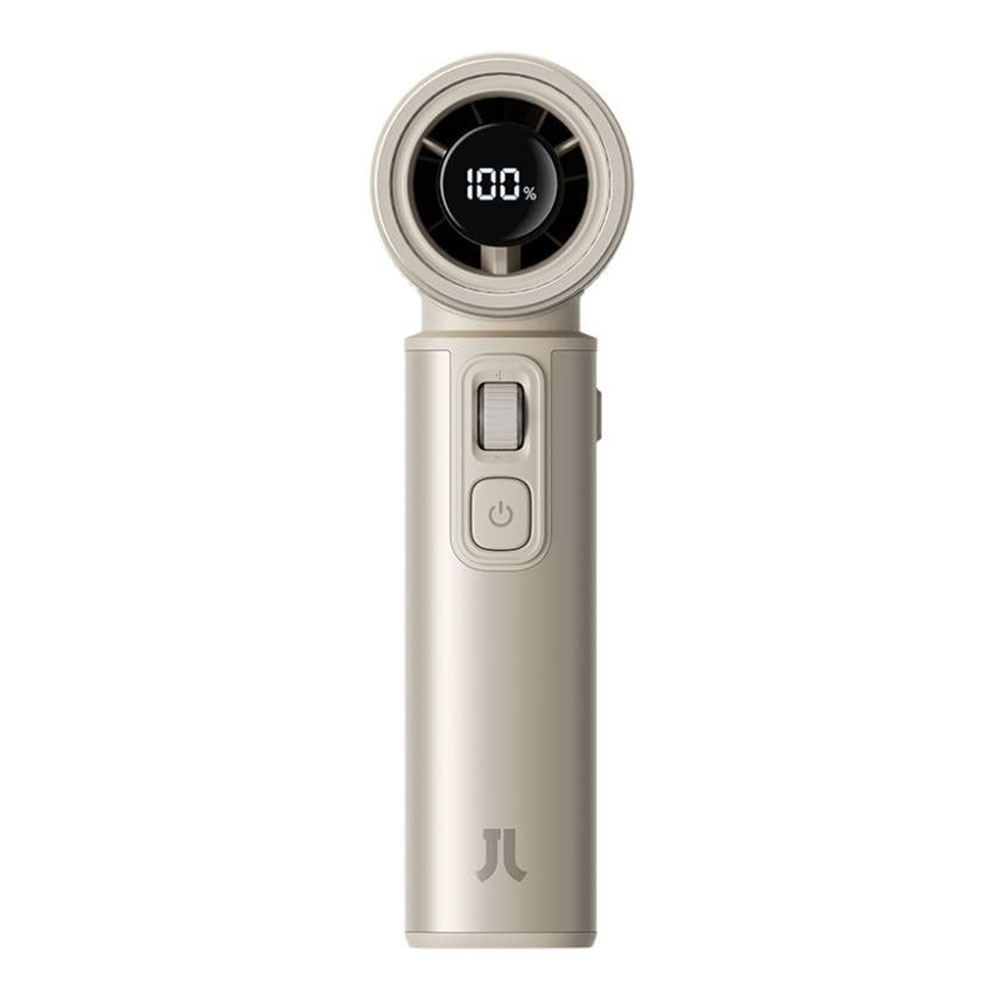 HANDHELD MINI FAN (พัดลมพกพาขนาดเล็ก) JISULIFE RTB FA55 ULTRA 2 - LIGHT BROWN