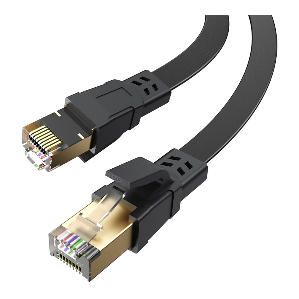 LAN CABLE (สายแลน) MOKIN MOMC0350 CAT8 40Gbps 2000MHz PVC COPPER CABLE 5M - BLACK