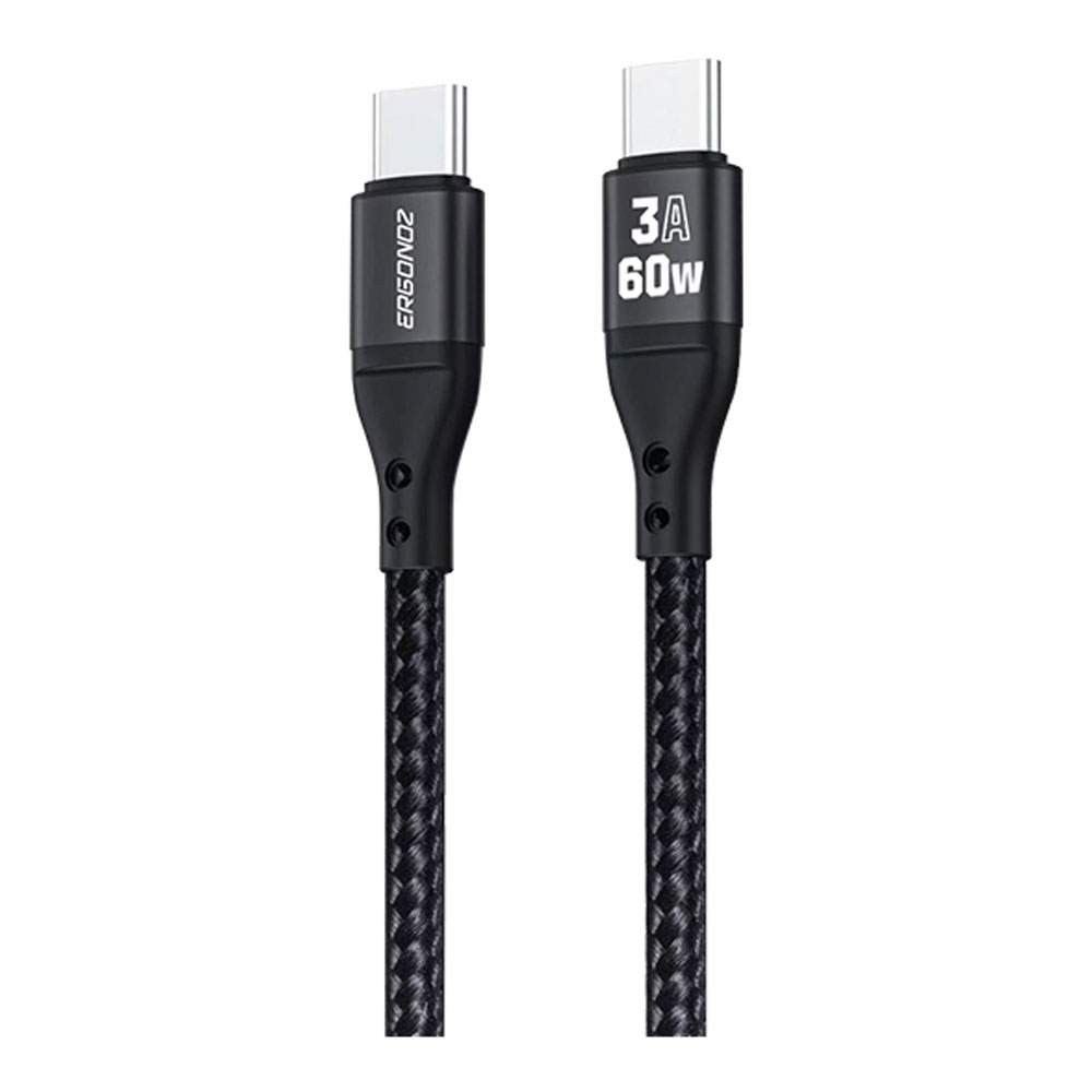 CHARGER CABLE (สายชาร์จ) ERGONOZ CLYNK C2C TYPE-C PD 60W CHARGE & DATA - 1M EGN-CL-C2C60W-1M