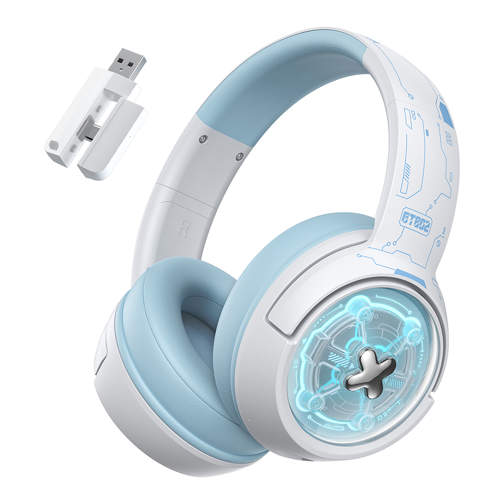 WIRELESS HEADSET (หูฟังไร้สาย) ONIKUMA GT802 - WHITE