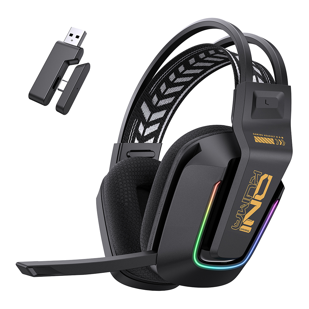 WIRELESS HEADSET (หูฟังไร้สาย) ONIKUMA GT828 - BLACK