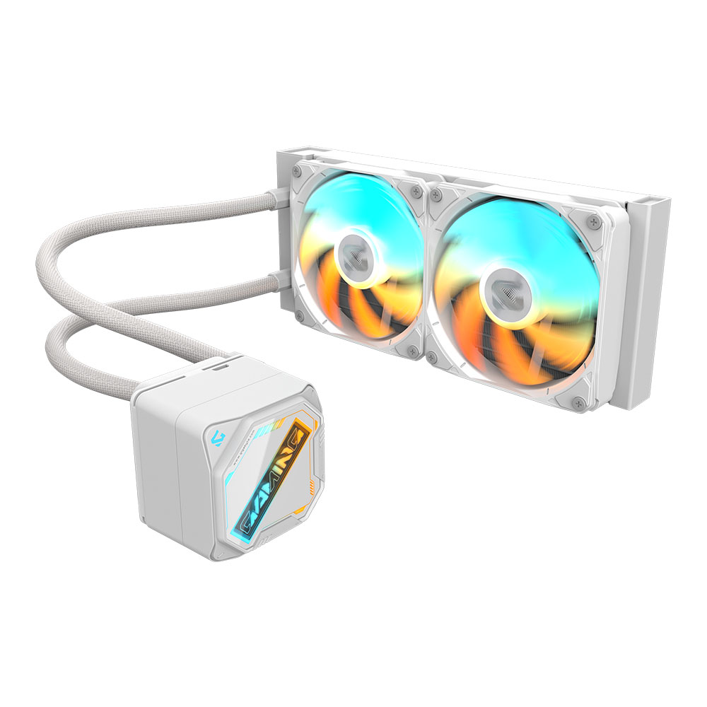 CPU LIQUID COOLER (ระบบระบายความร้อนด้วยน้ำ) GIGABYTE GAMING 240 ICE - WHITE