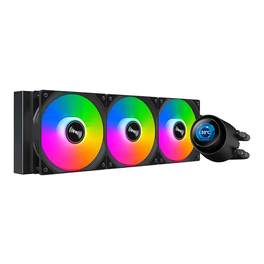 CPU LIQUID COOLER (ระบบระบายความร้อนด้วยน้ำ) HUNTKEY GX360R ARGB - BLACK