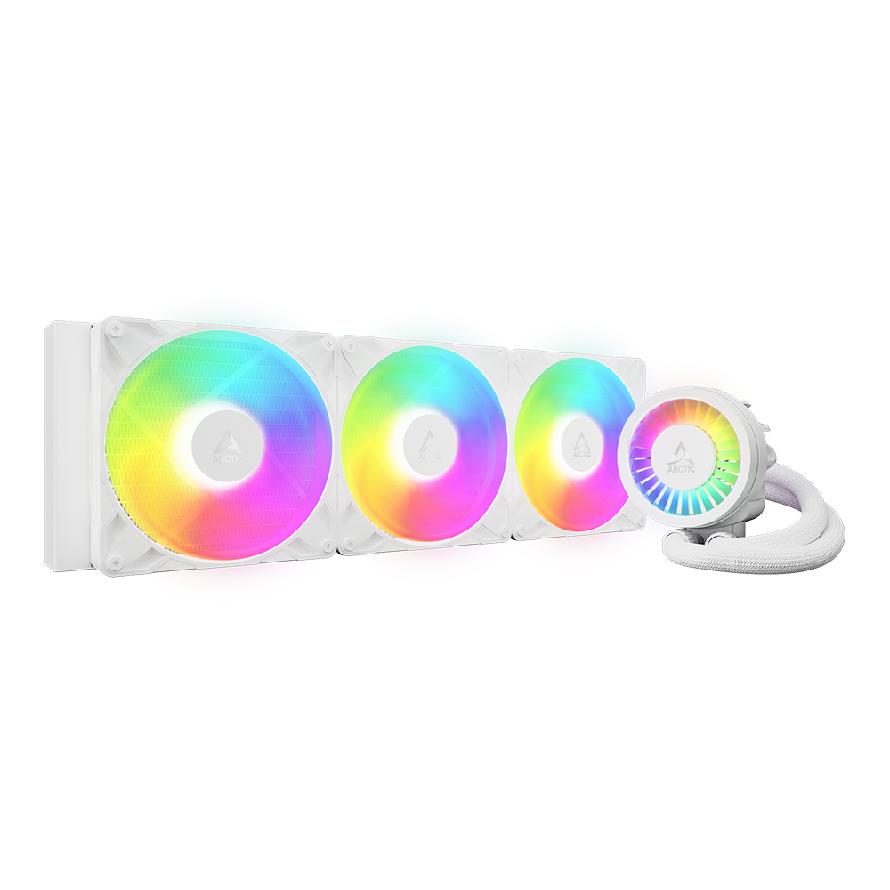 CPU LIQUID COOLER (ระบบระบายความร้อนด้วยน้ำ) ARCTIC LIQUID FREEZER III PRO 420 A-RGB - WHITE ACFRE00189A