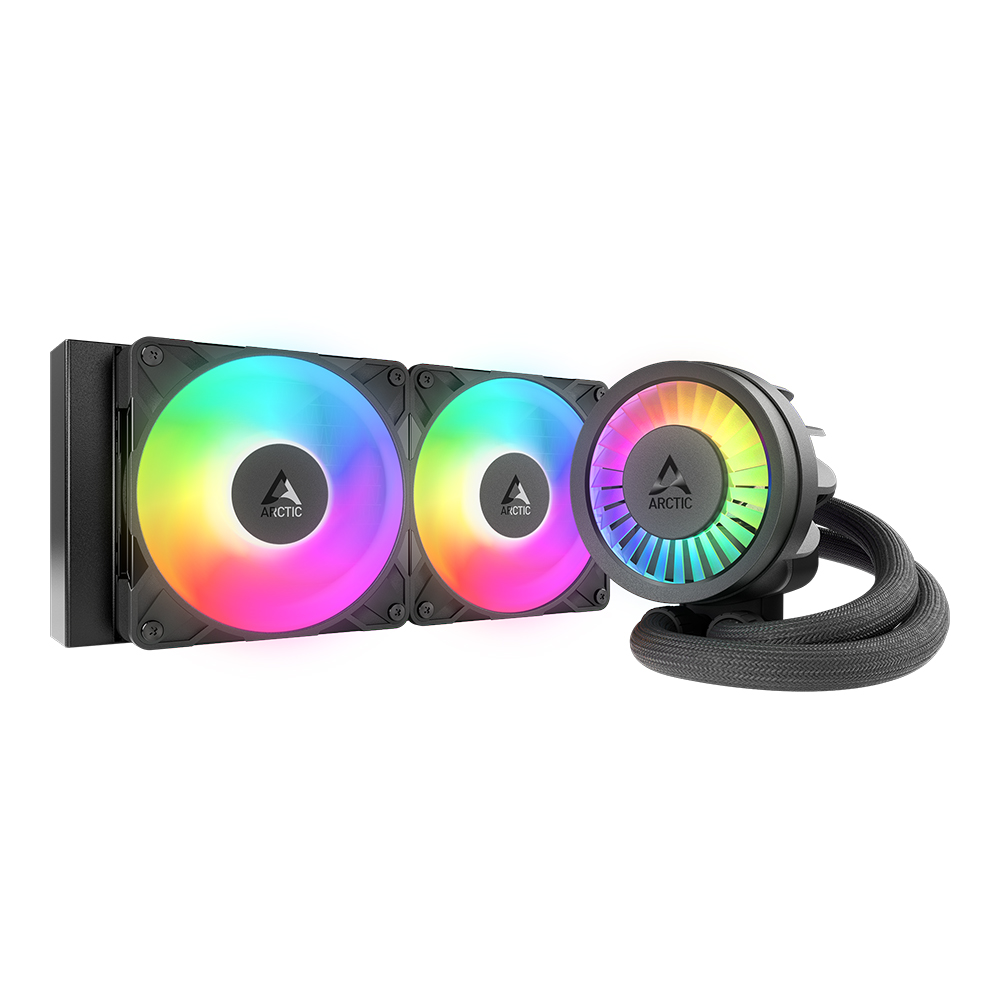 CPU LIQUID COOLER (ระบบระบายความร้อนด้วยน้ำ) ARCTIC LIQUID FREEZER III PRO 240 A-RGB - BLACK (ACFRE00182A)
