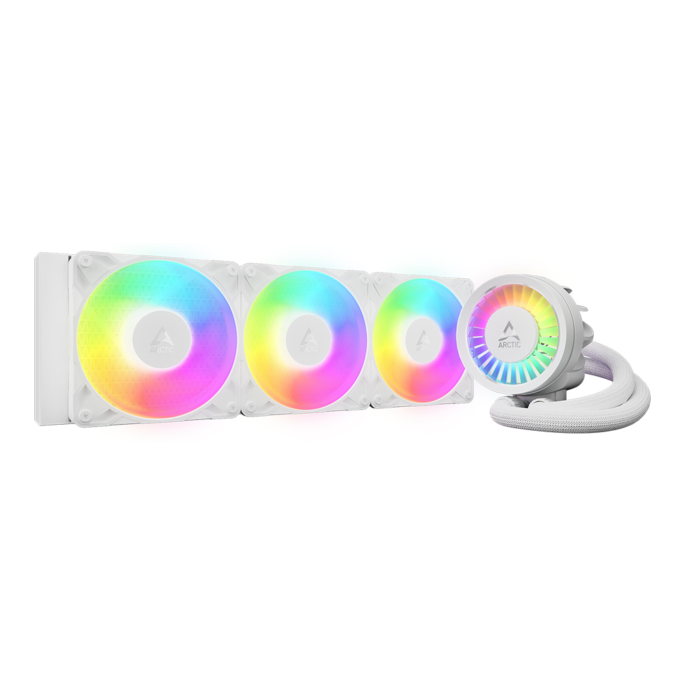 CPU LIQUID COOLER (ระบบระบายความร้อนด้วยน้ำ) ARCTIC LIQUID FREEZER III PRO 360 A-RGB - WHITE (ACFRE00188A)
