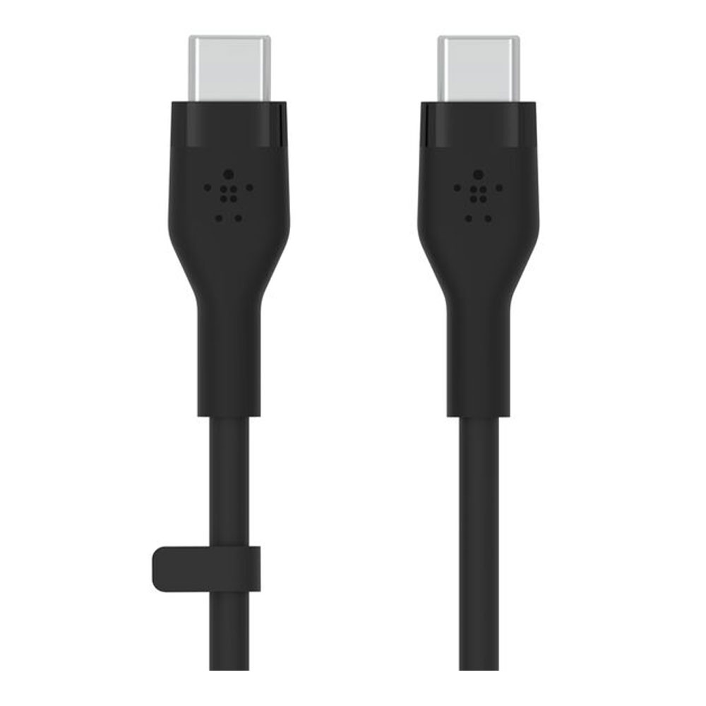 CHARGER CABLE (สายชาร์จ) BELKIN BOOSTCHARGE FLEX USB-C TO USB-C CABLE 60W 1M - BLACK CAB009BT1MBK