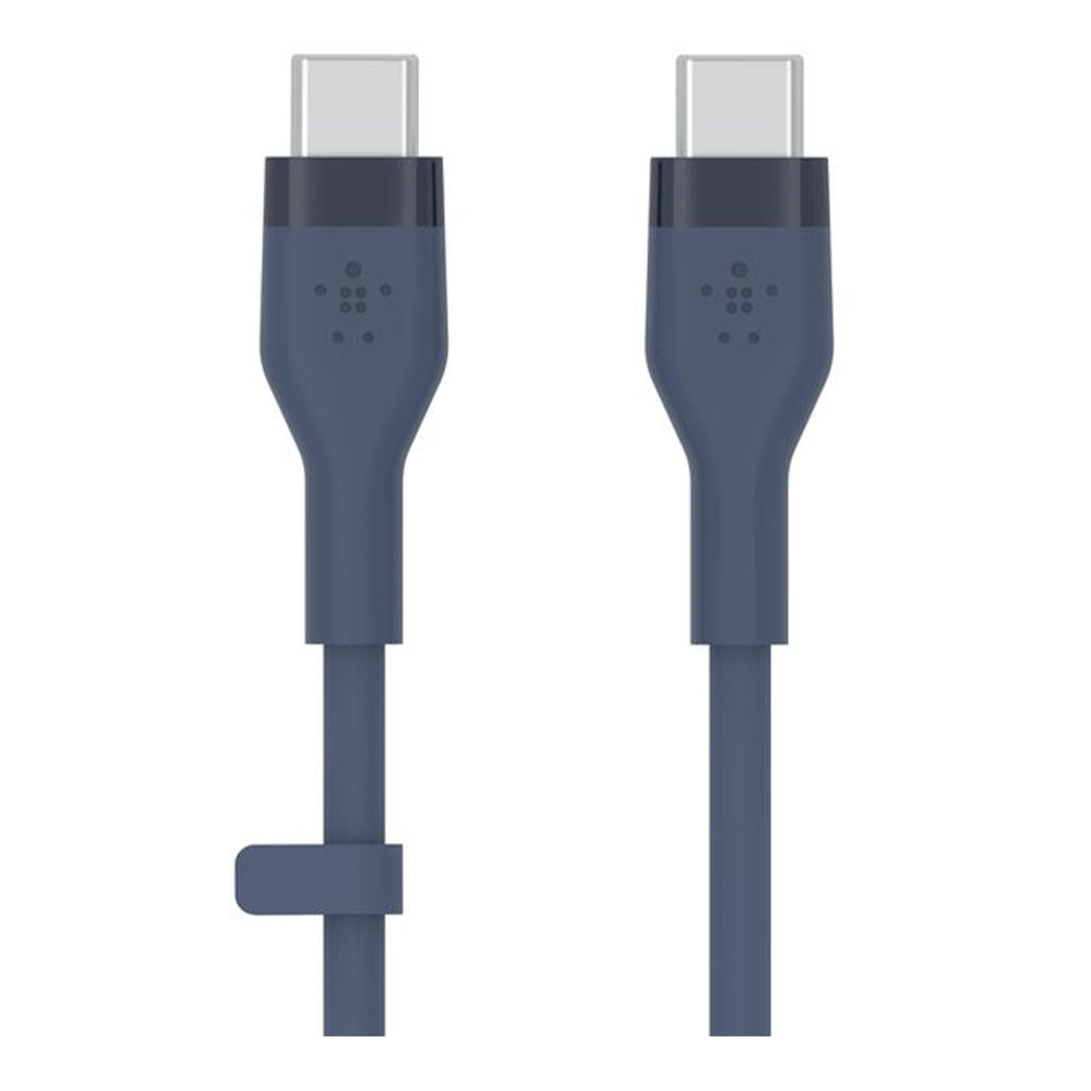 CHARGER CABLE (สายชาร์จ) BELKIN BOOSTCHARGE FLEX USB-C TO USB-C CABLE 60W 1M - BLUE CAB009BT1MBL
