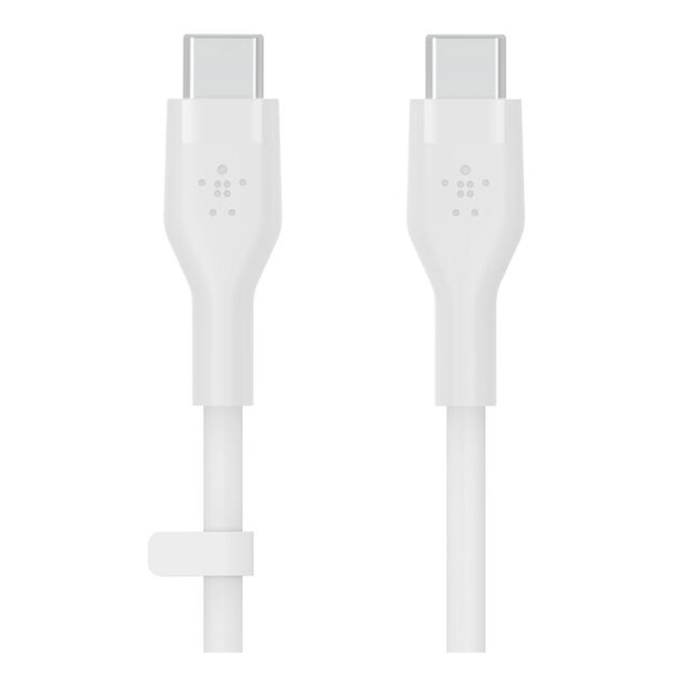 CHARGER CABLE (สายชาร์จ) BELKIN BOOSTCHARGE FLEX USB-C TO USB-C CABLE 60W 1M - WHITE CAB009BT1MWH