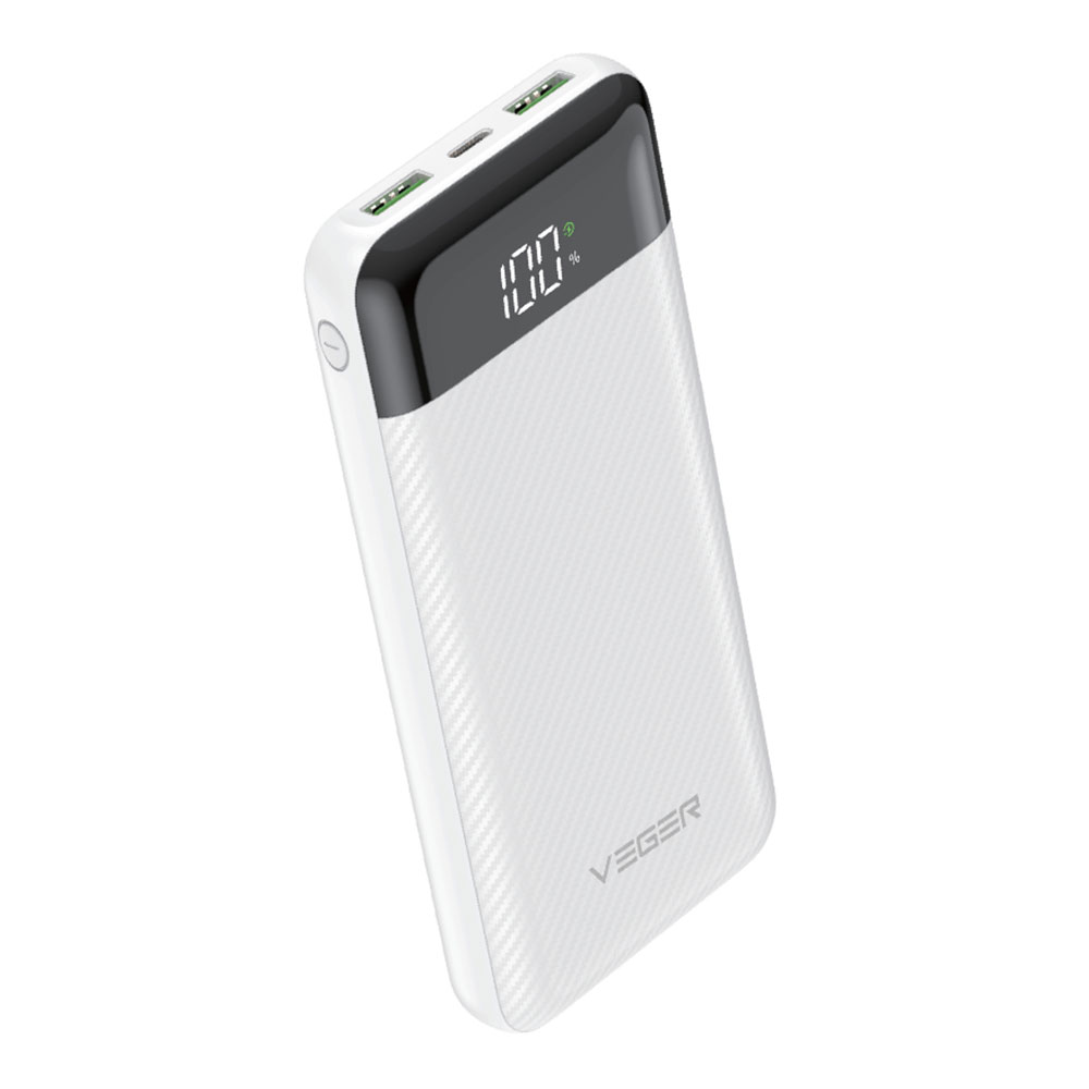 POWER BANK (พาวเวอร์แบงค์) VEGER P20PD W2019 20K mAh - WHITE