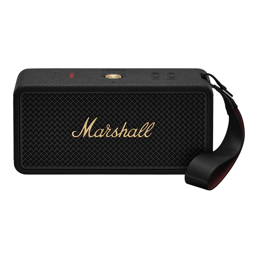 BLUETOOTH SPEAKER (ลำโพงบลูทูธ) MARSHALL MIDDLETON II - BLACK AND BRASS
